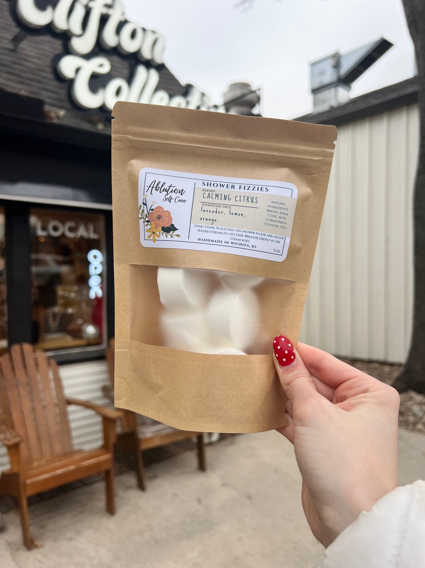 Calming Citrus Shower Fizzies