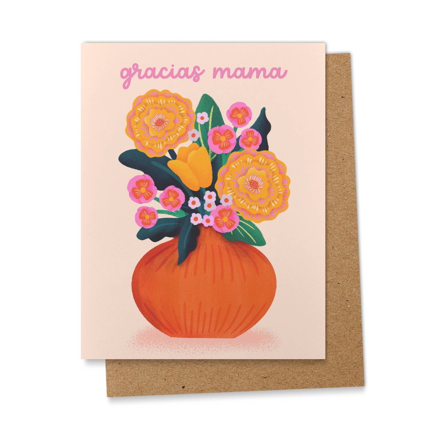 Gracias Mama Floral Card