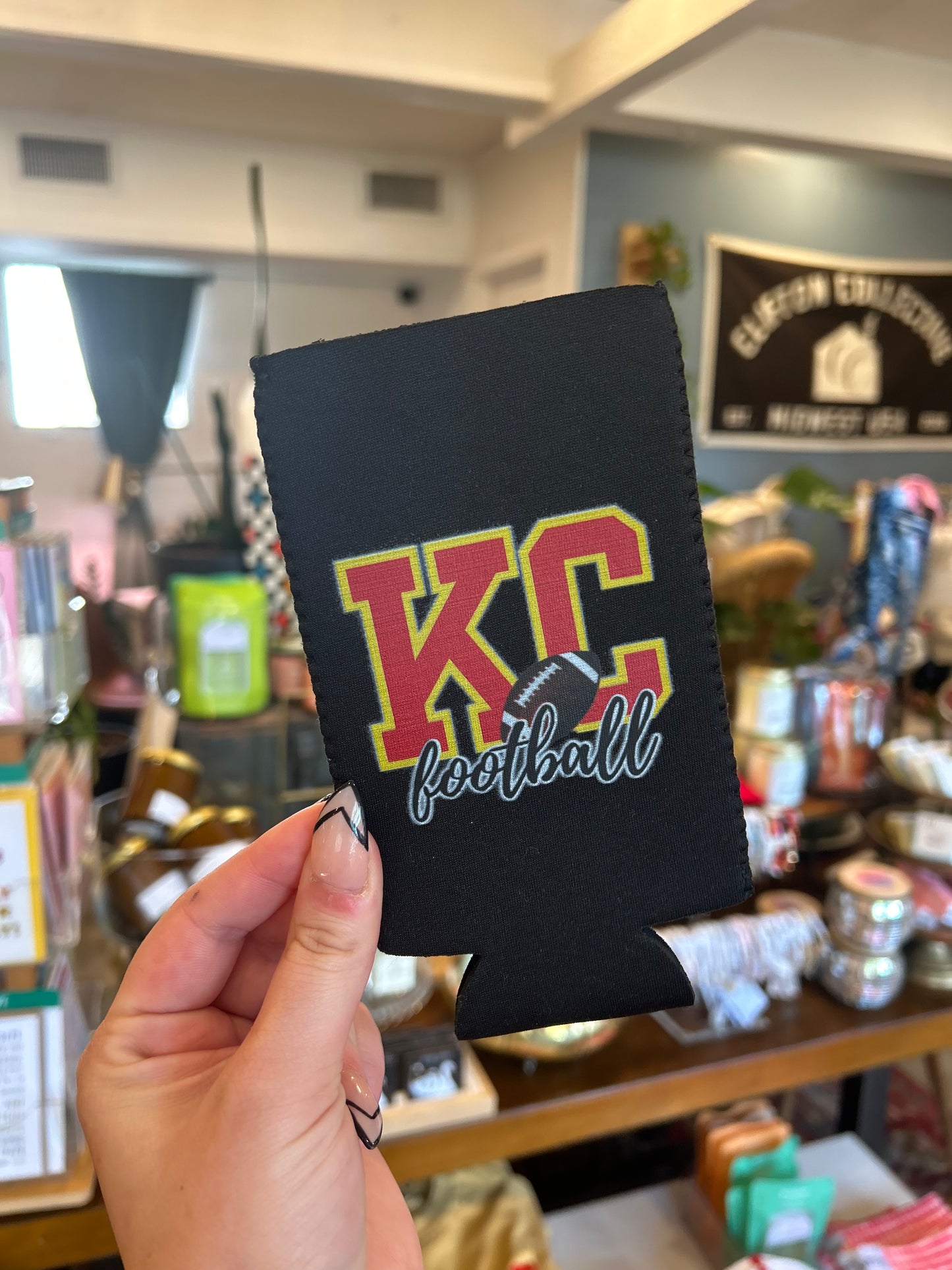 KC Football Koozie