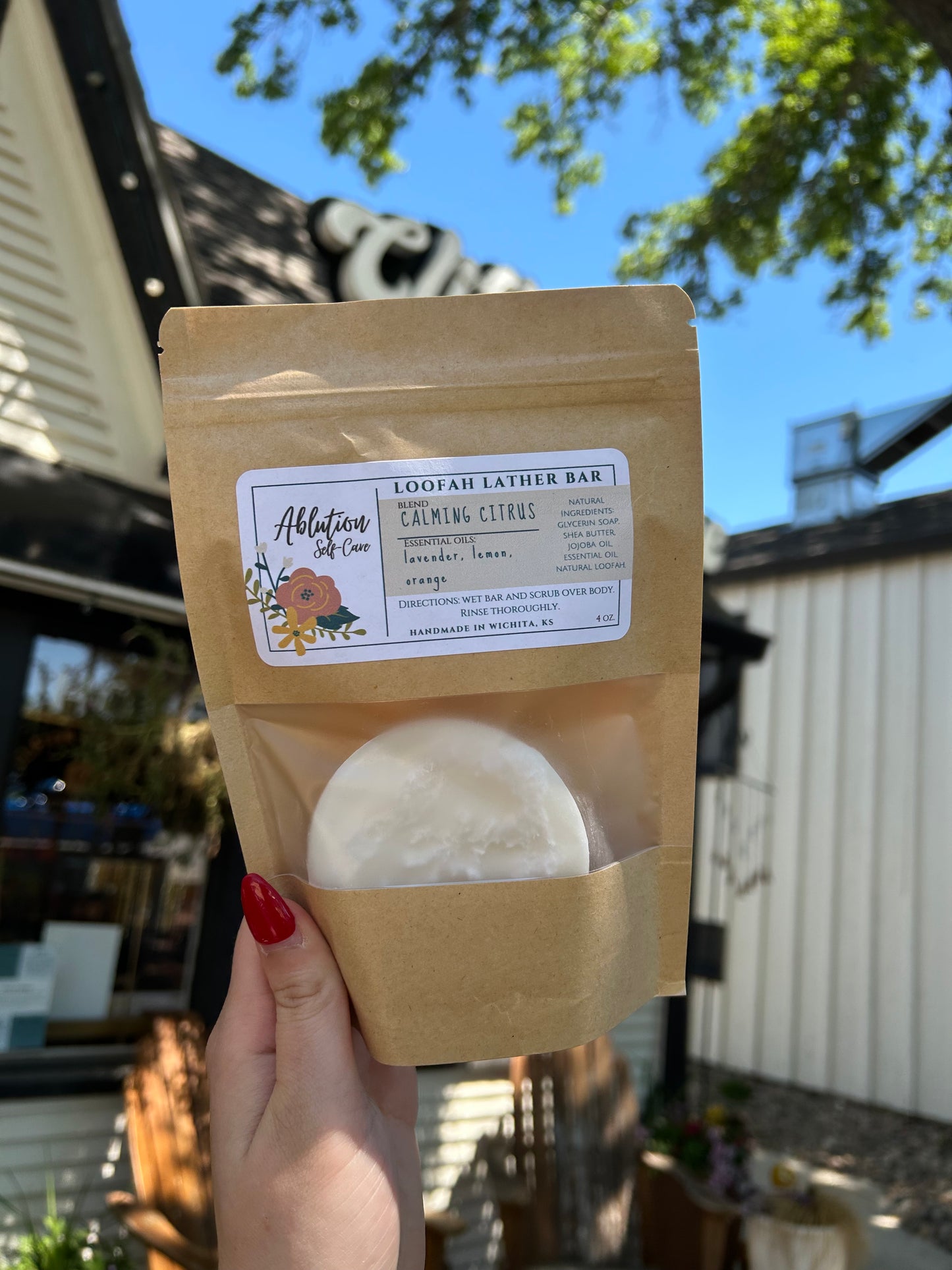 Calming Citrus Loofah Lather Bar