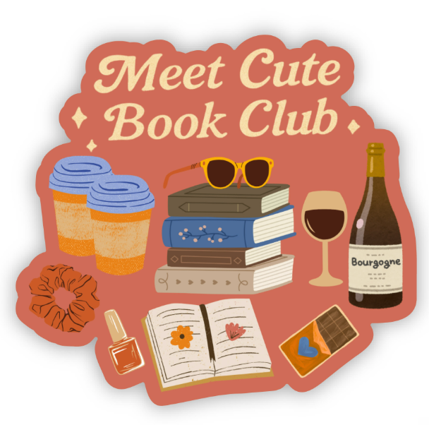 Meet Cute Book Club Sticker