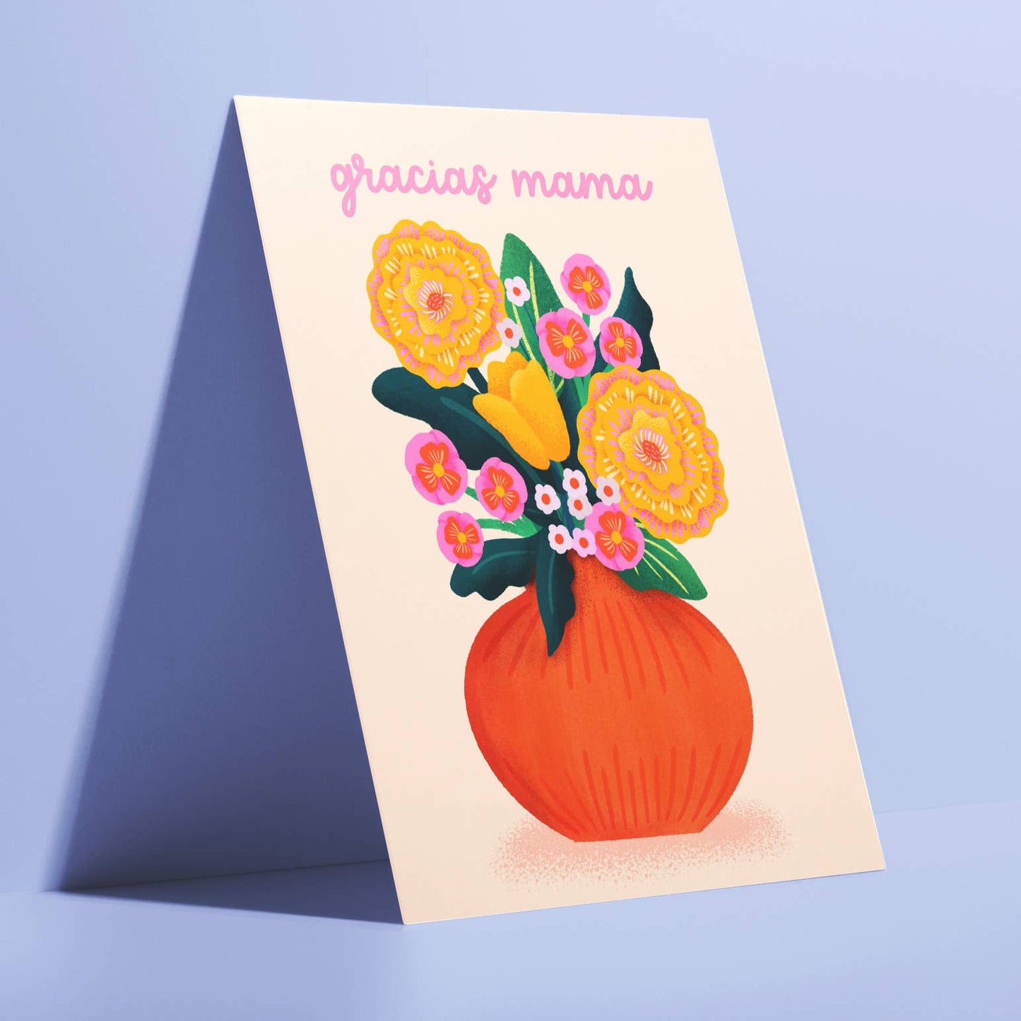 Gracias Mama Floral Card
