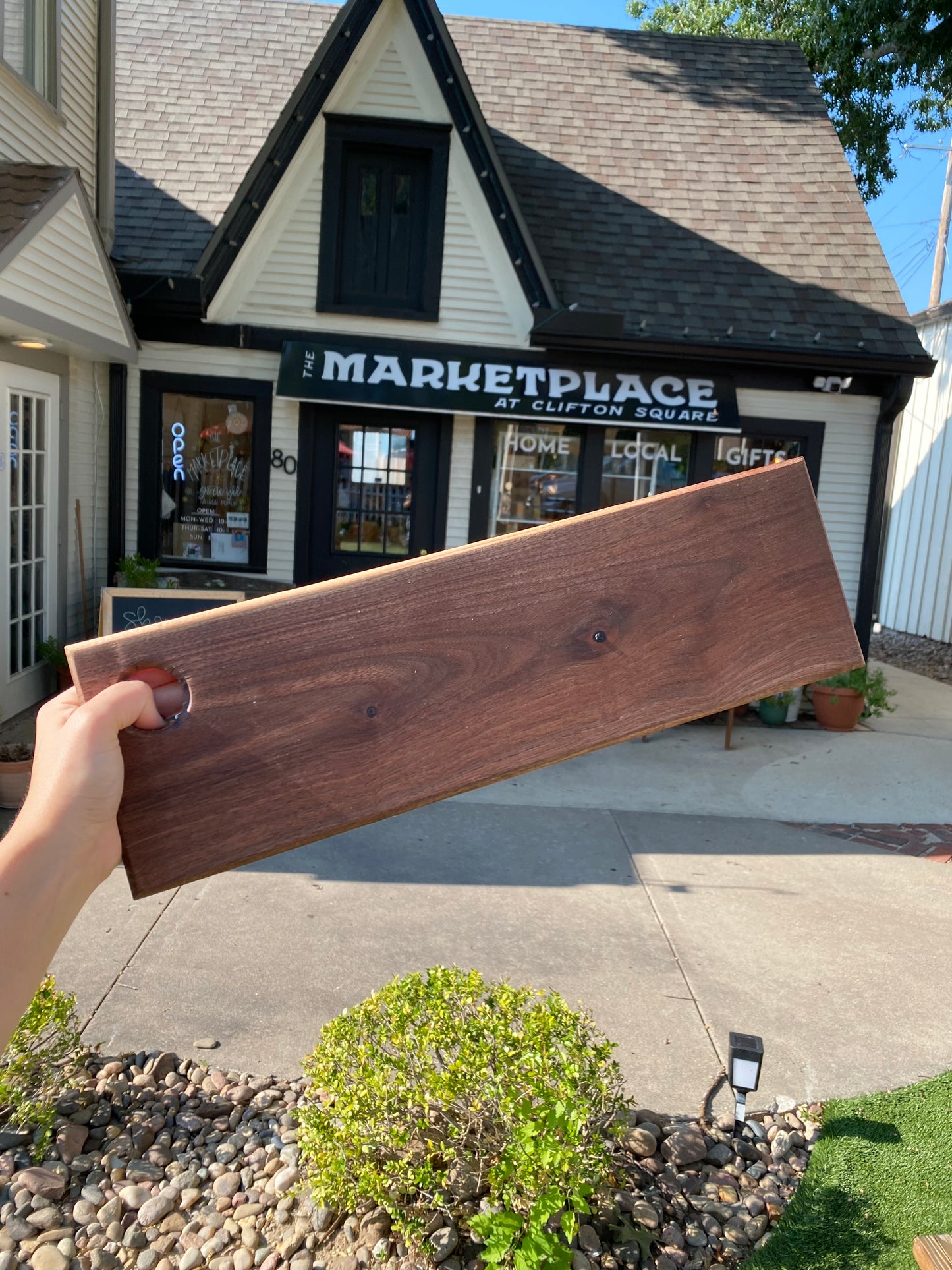Handmade Walnut Serving Tray