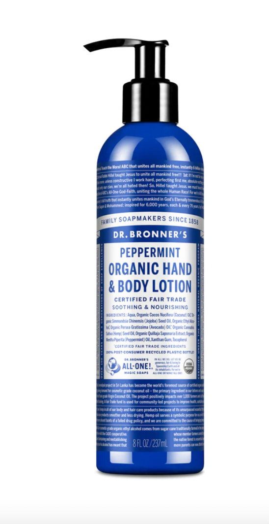 Peppermint Organic Hand & Body Lotion
