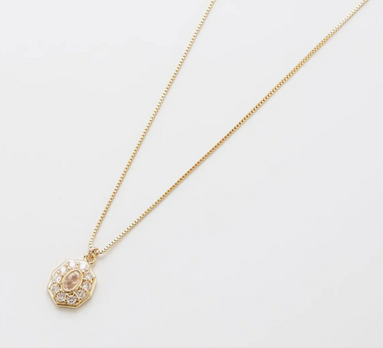 Gold 'Crown Jewel' Dainty Gold Filled Necklace
