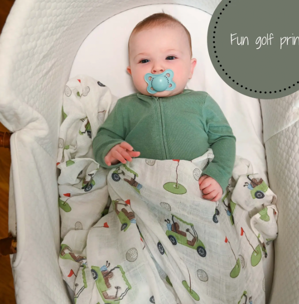 Golf A Round Baby Swaddle Blanket