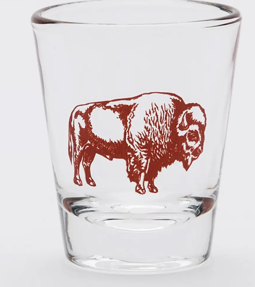 Bison Shot Glass