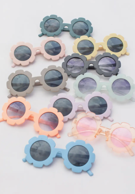 Kids Toddler Flower Sunglasses