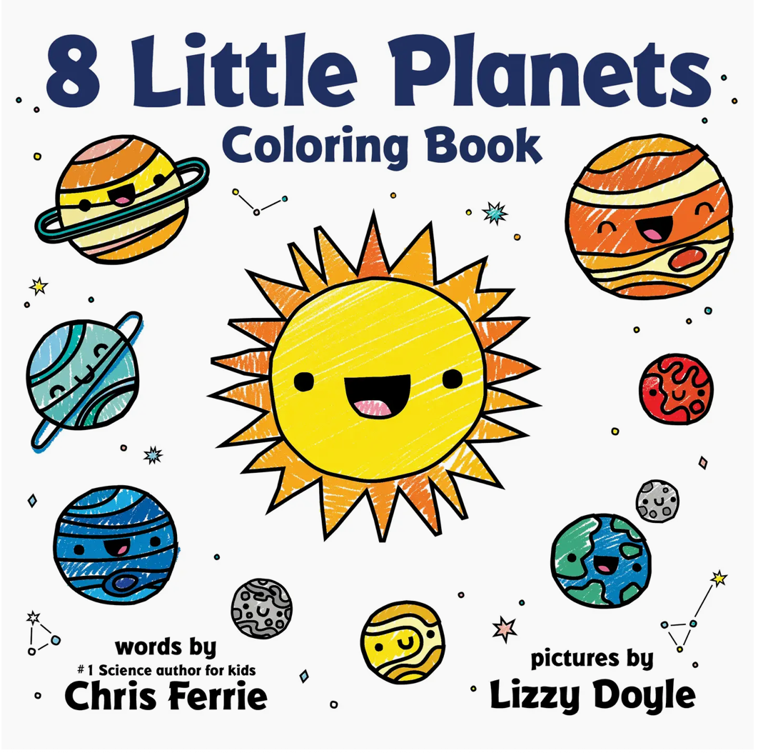 8 Little Planets Coloring Book (Paperback)