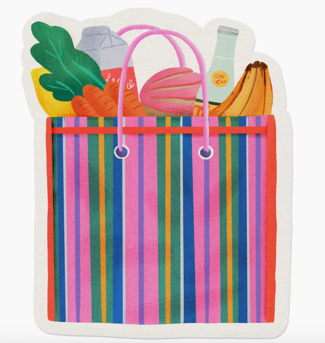 Mercado Spanish Waterproof Vinyl Sticker