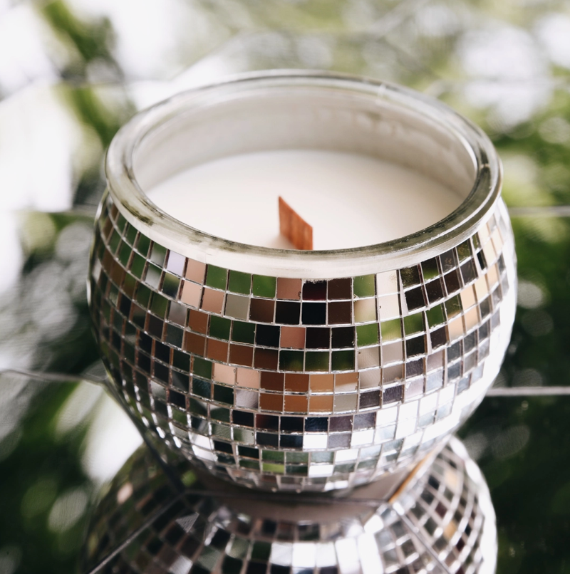 Disco Ball Candle