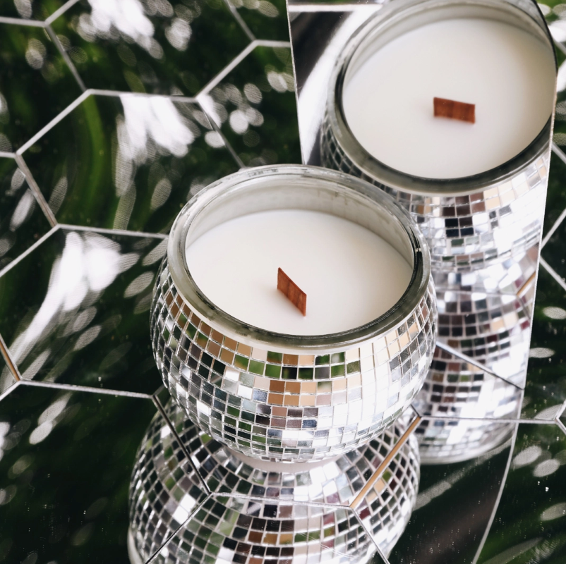 Disco Ball Candle