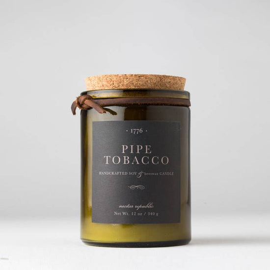 Pipe Tobacco : 1776 Soy Beeswax Candle - Men