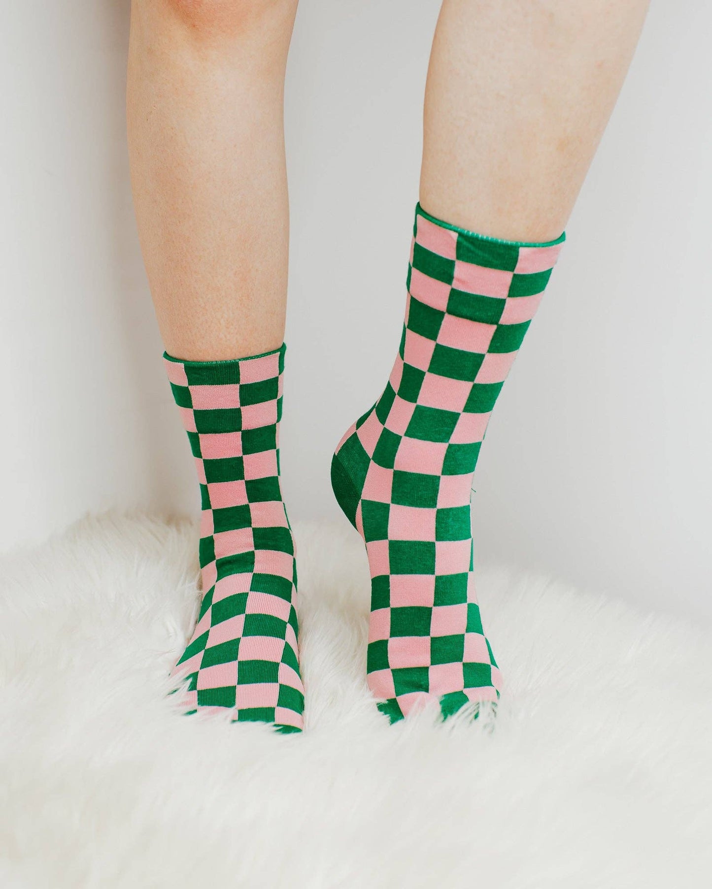 Checker Socks - Watermelon
