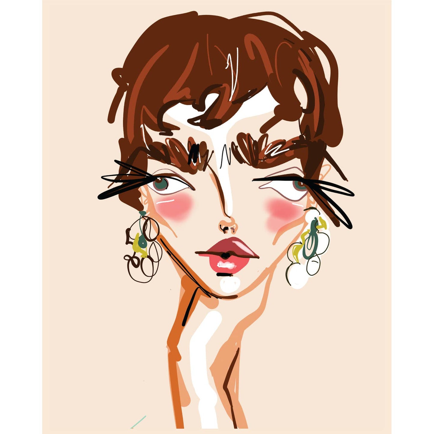 Bonita Face Art Print