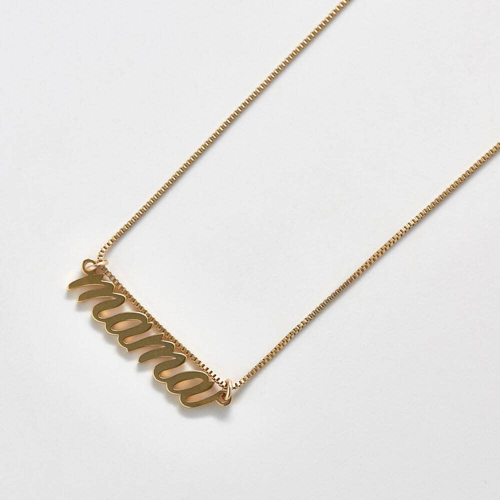 MAMA Gold Filled 16" Necklace