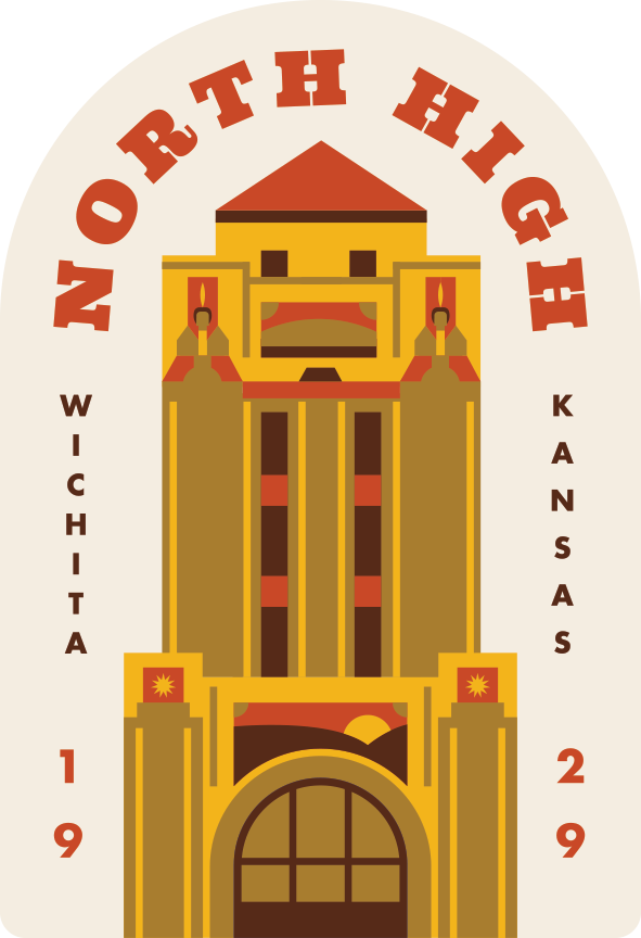 North High Sticker