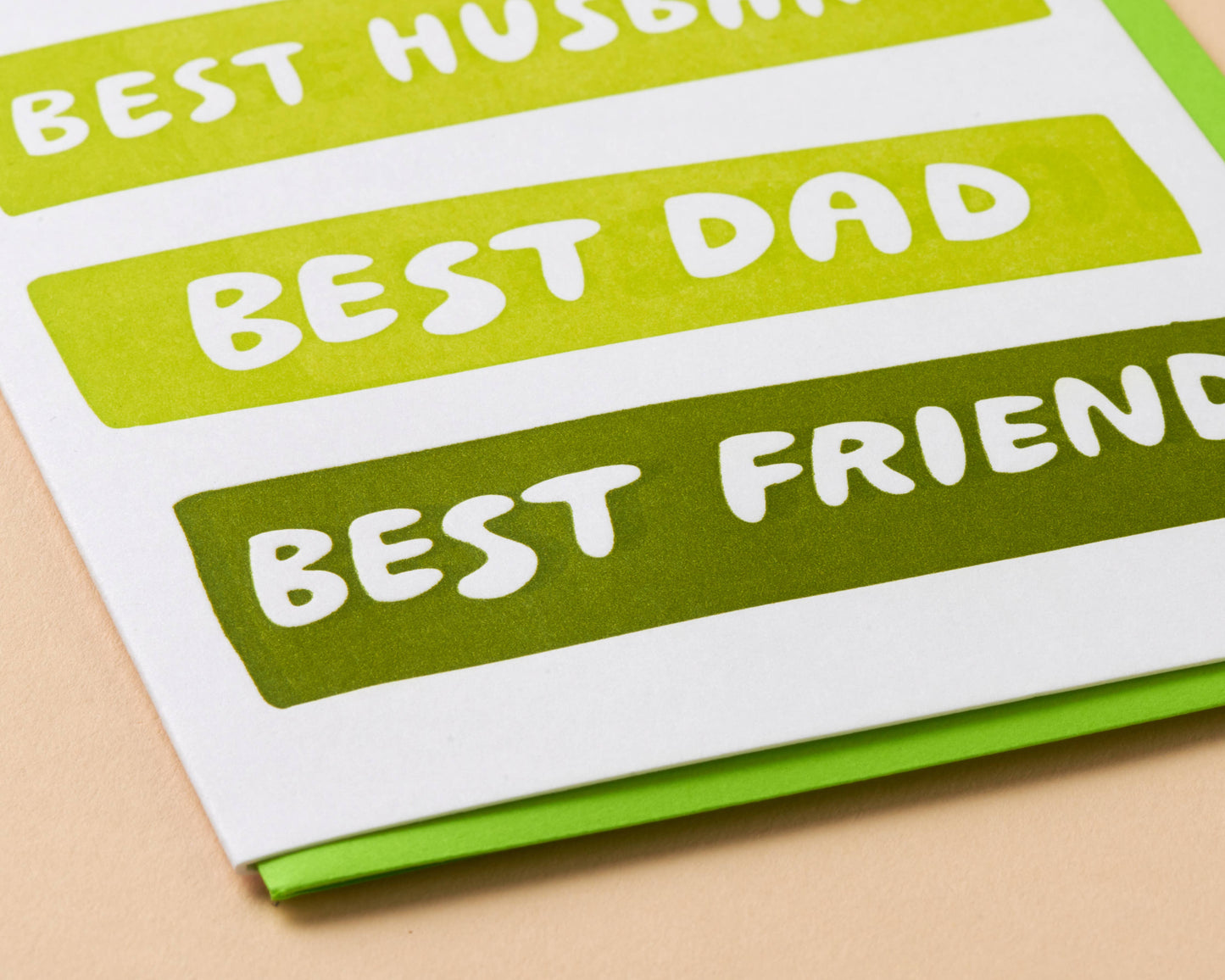 Best Husband, Dad, Friend Card