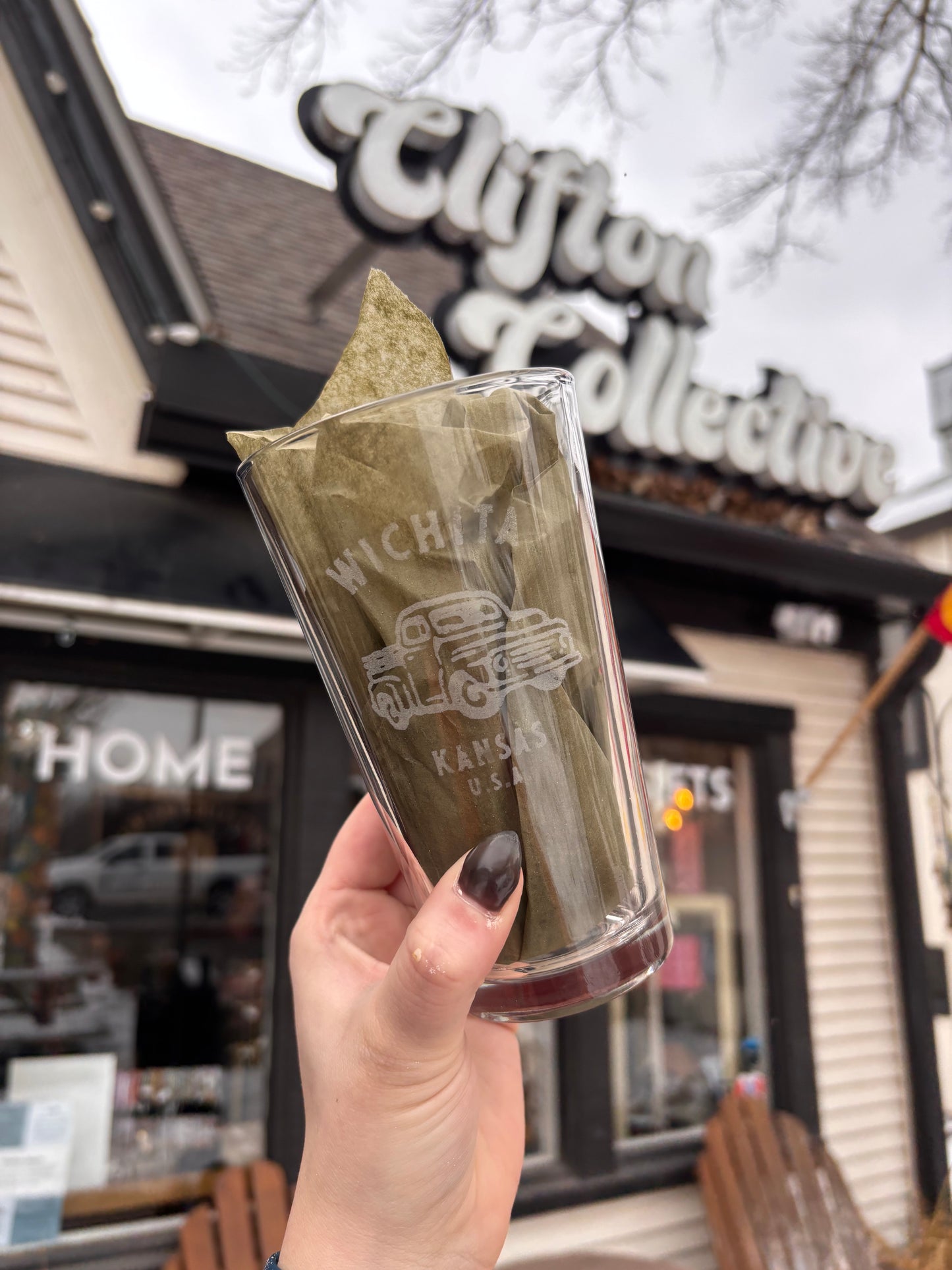 Wichita Kansas Town Glasses