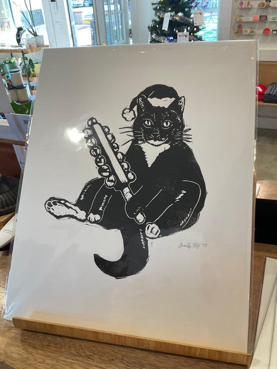 Christmas Cat Print