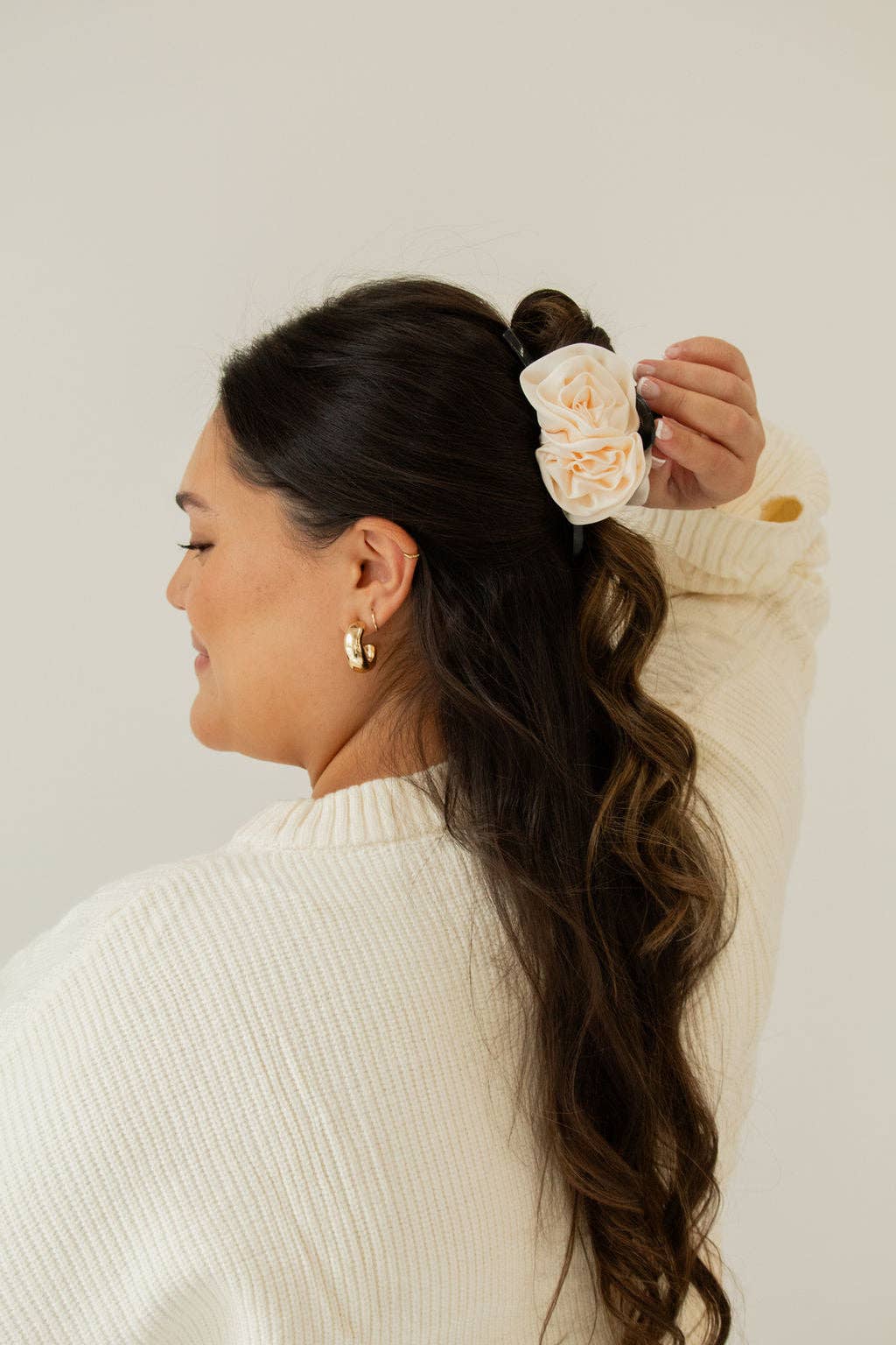 Duo of Roses Claw Clip