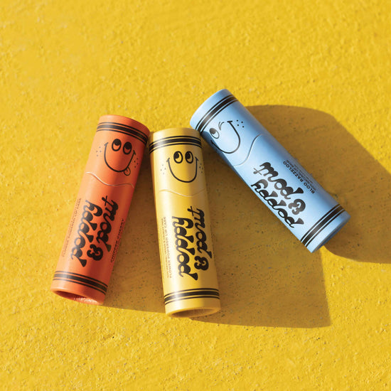 Vegan Lip Balm, "Lil Poppies" Bloo Razzeloo