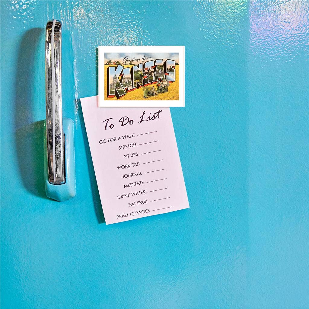 Greetings from Kansas Vintage Magnet