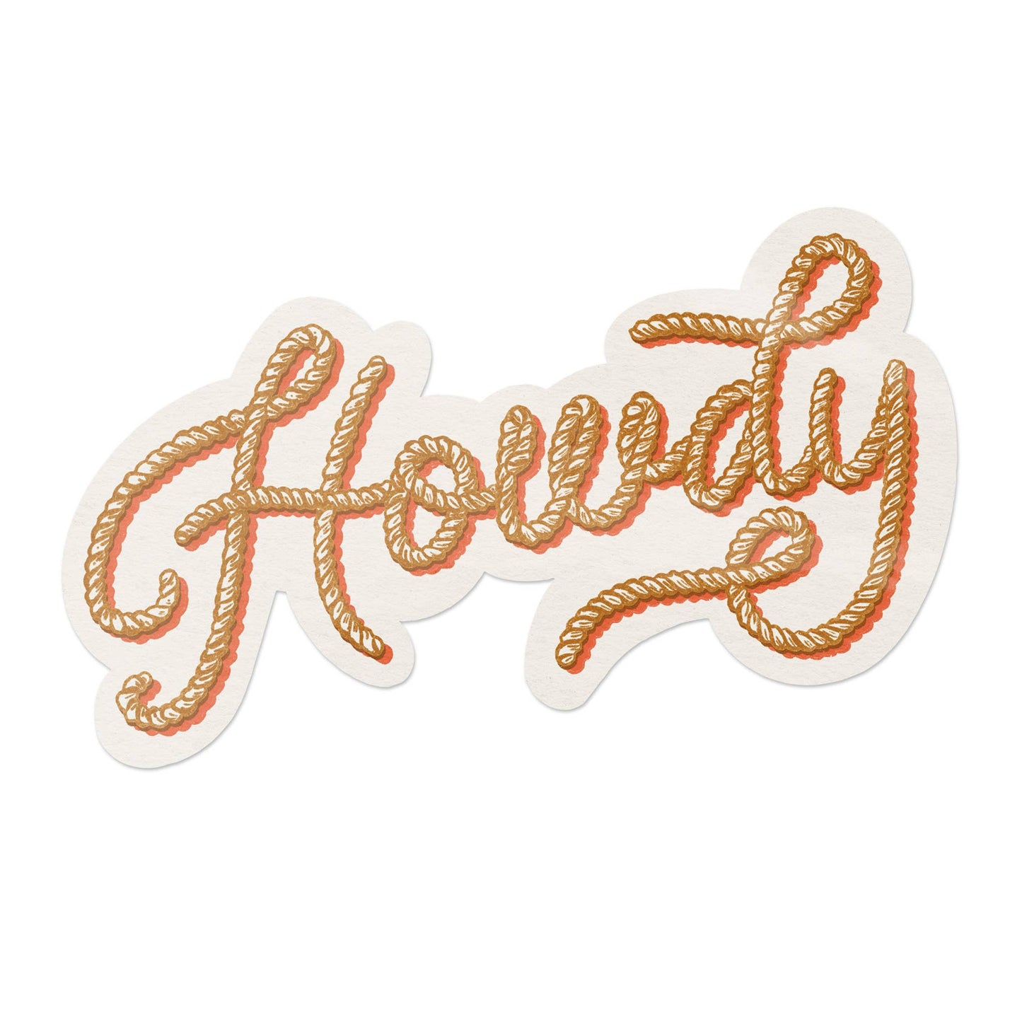 Howdyyyy Sticker Howdy Western Vinyl Sticker – Clifton Collective