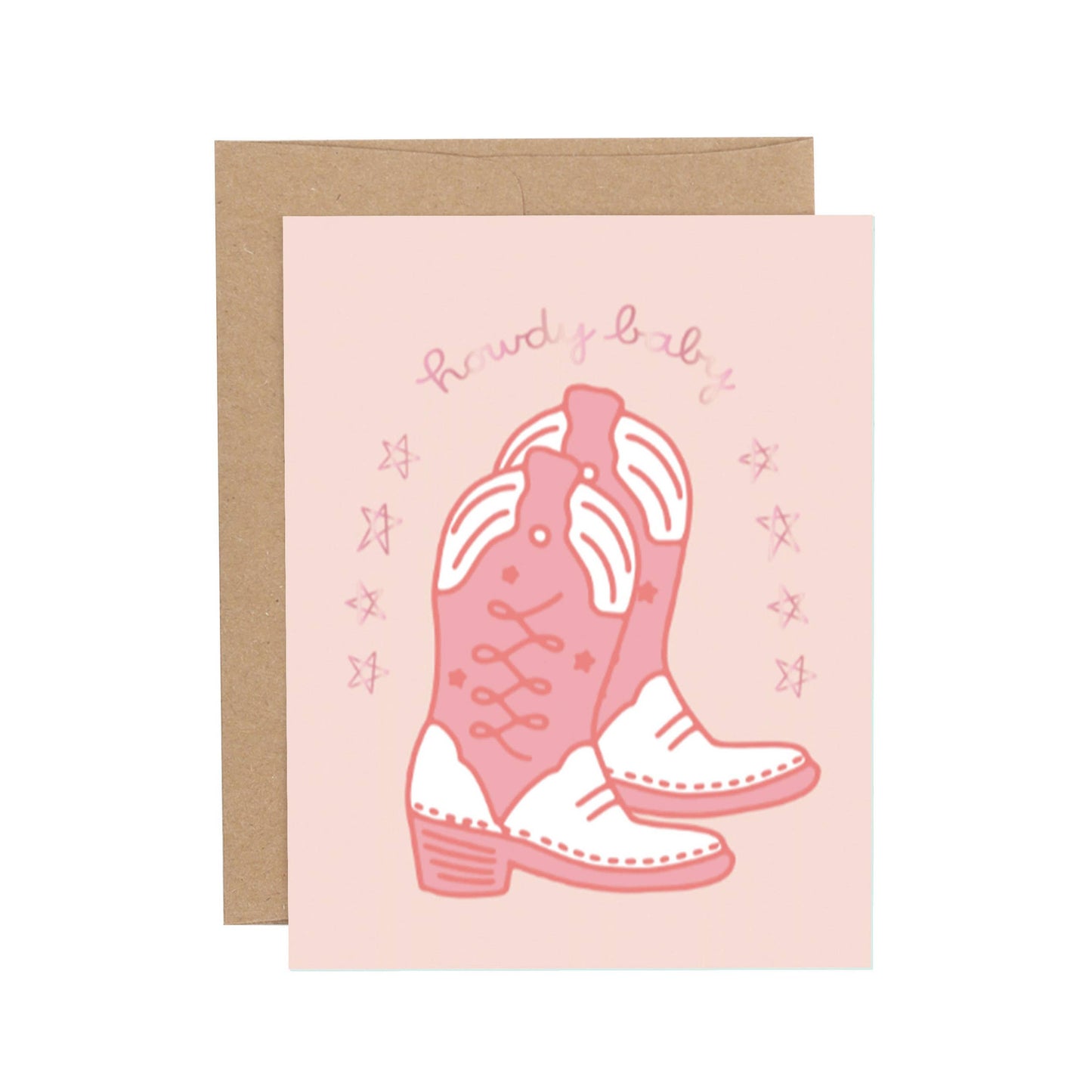 Howdy Baby Greeting Card