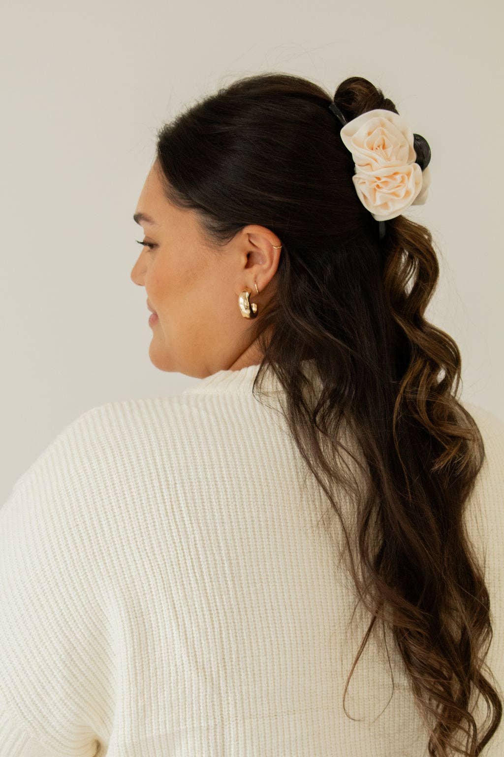 Duo of Roses Claw Clip