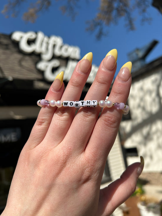 Worthy Little Words Bracelet