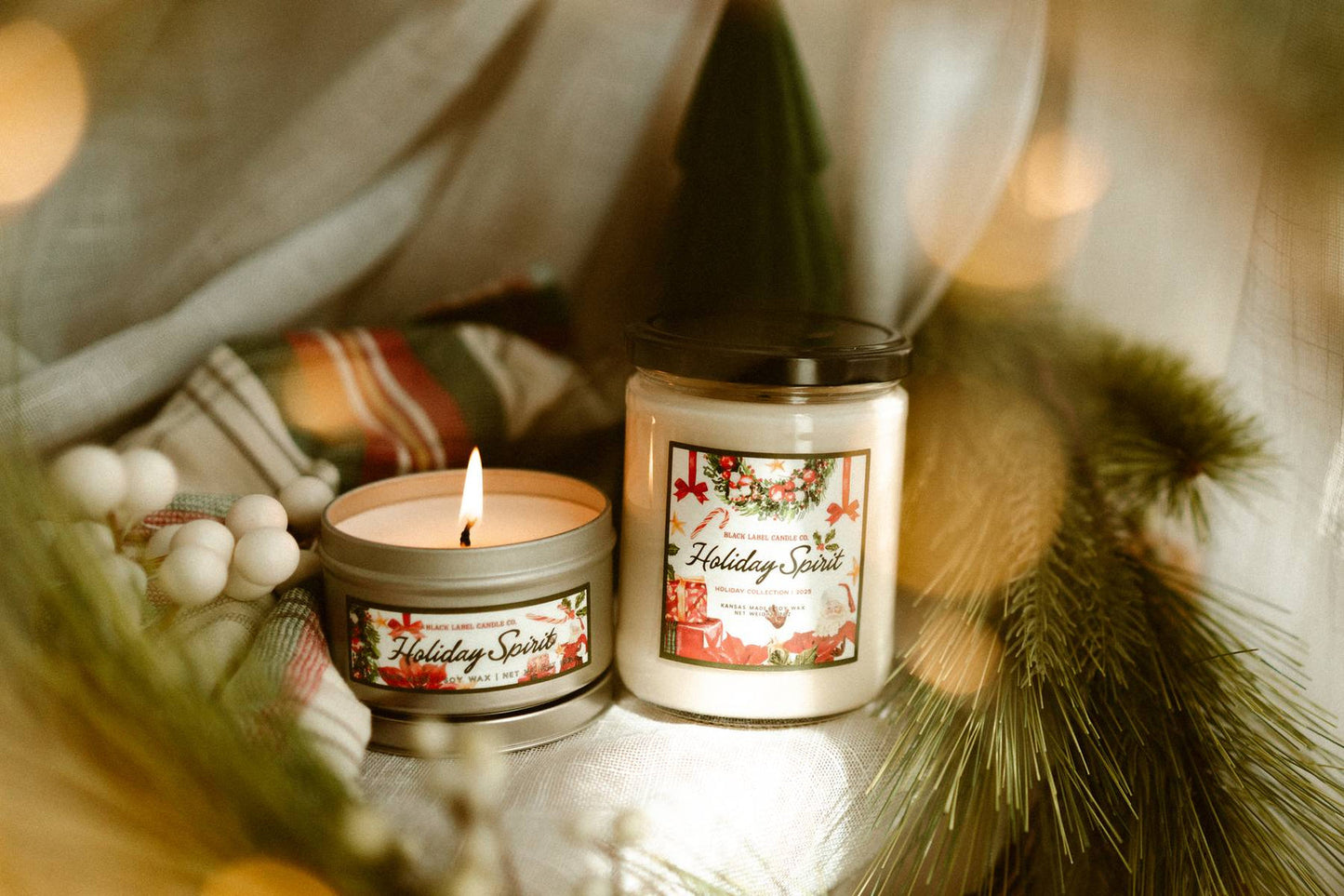Holiday Spirit Candle