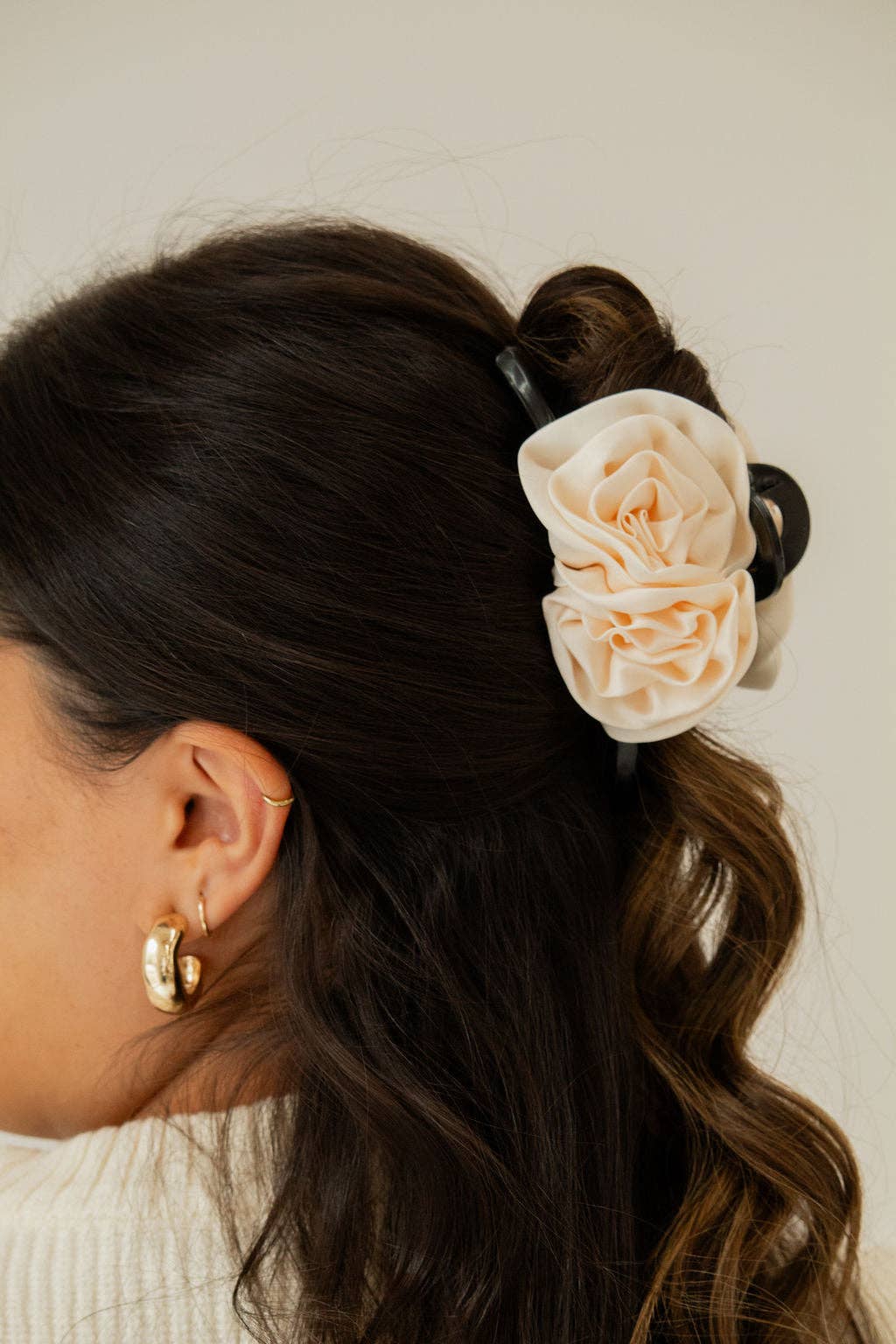 Duo of Roses Claw Clip