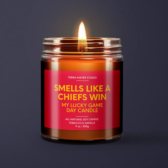 Smells Like A Chiefs Win Candle - Appalachian Mountains