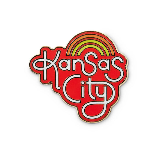 Retro Kansas City Enamel Pin