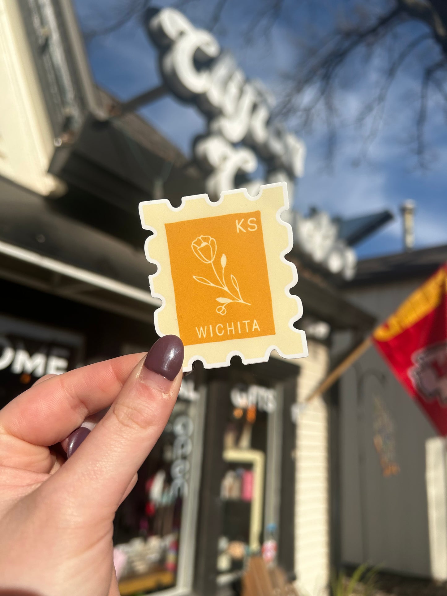 Wichita Stamp Sticker