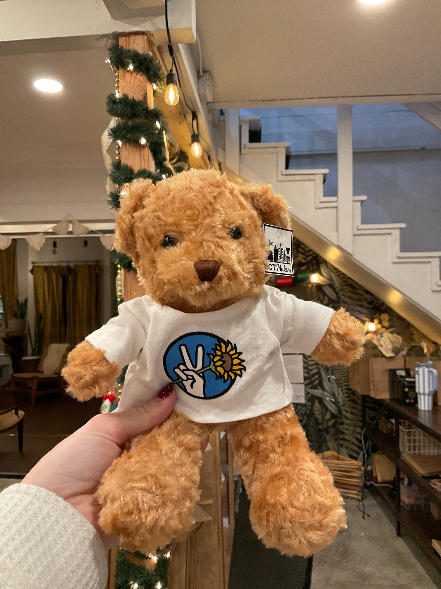 Peace Sunflower Kansas Bear