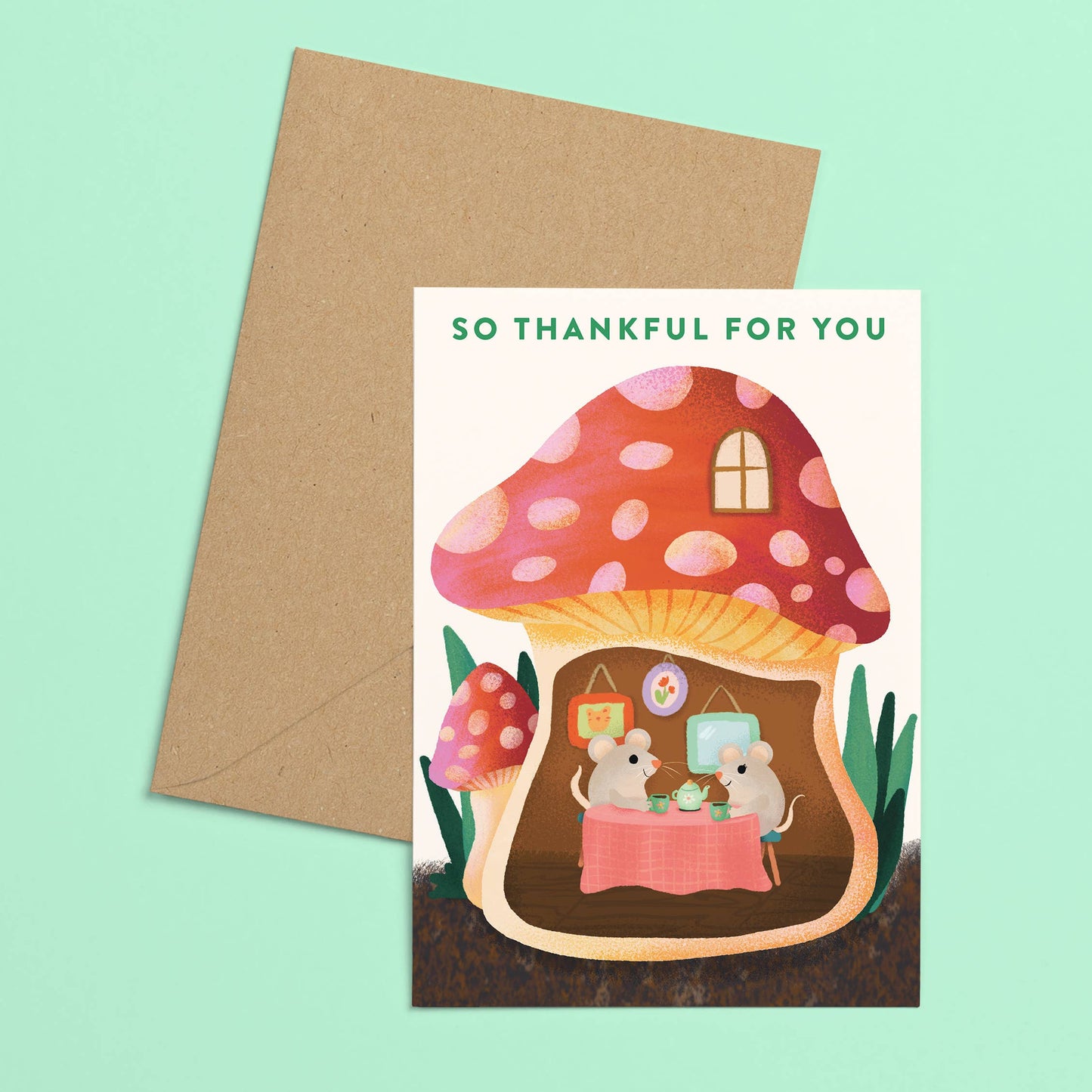 Thankful For You Card
