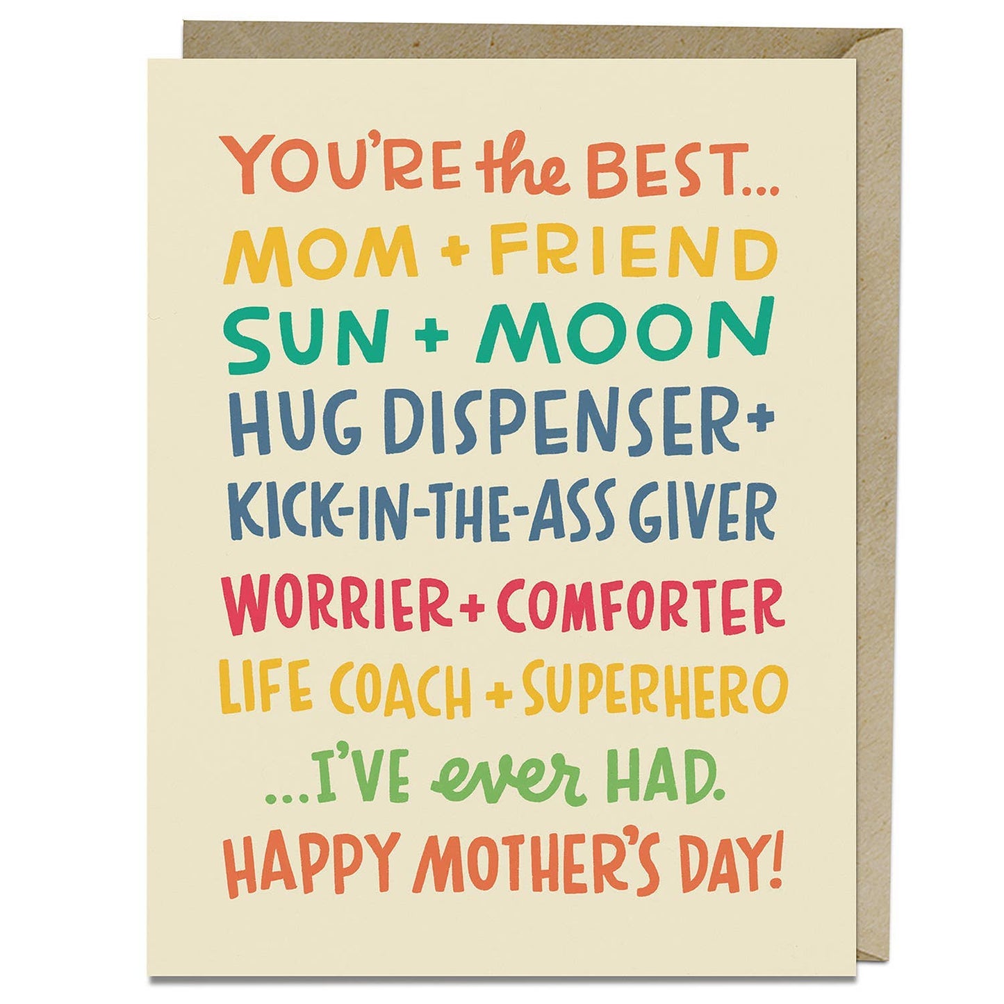 Best Mom I’ve Ever Had Card