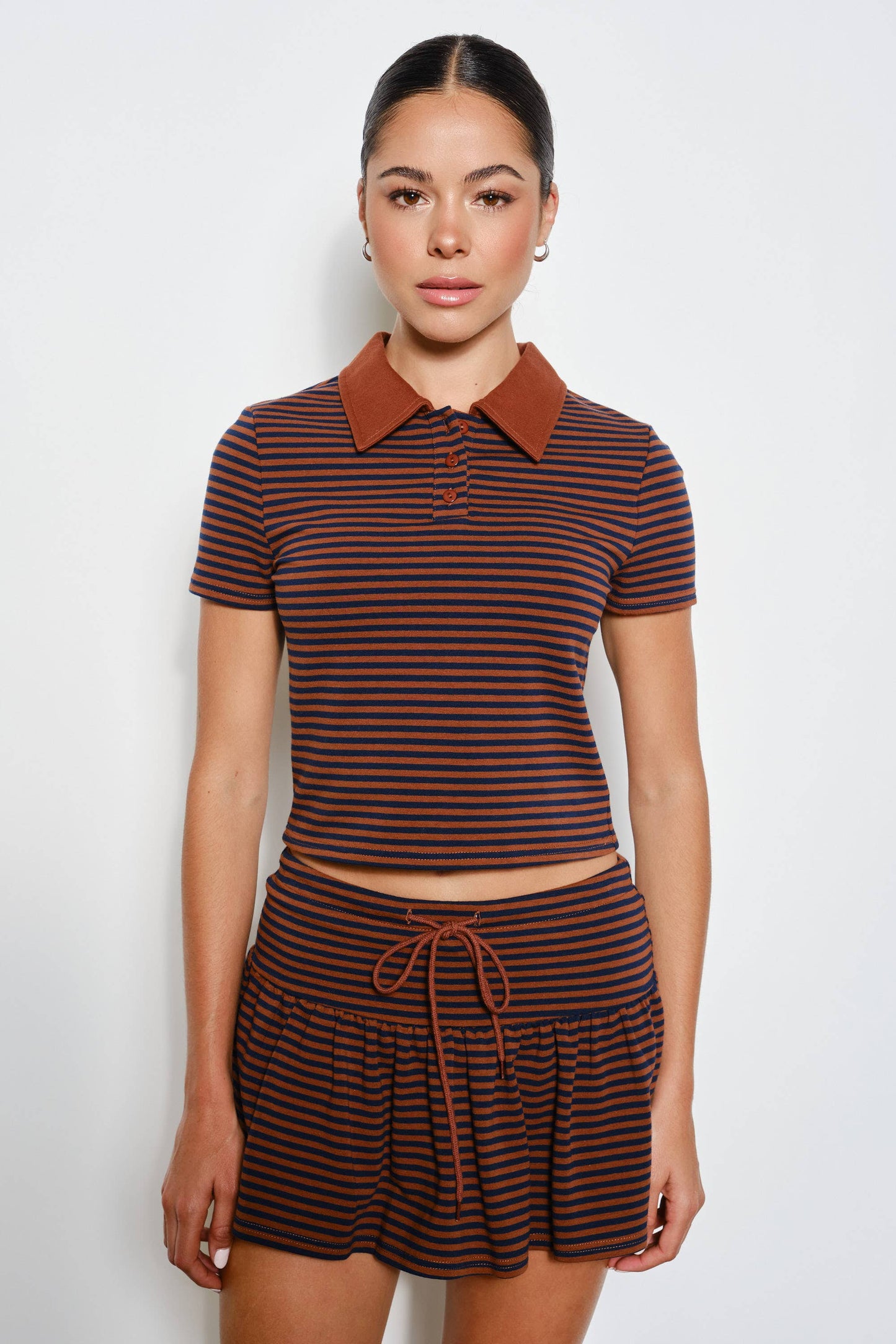Franklin Striped Polo Tee