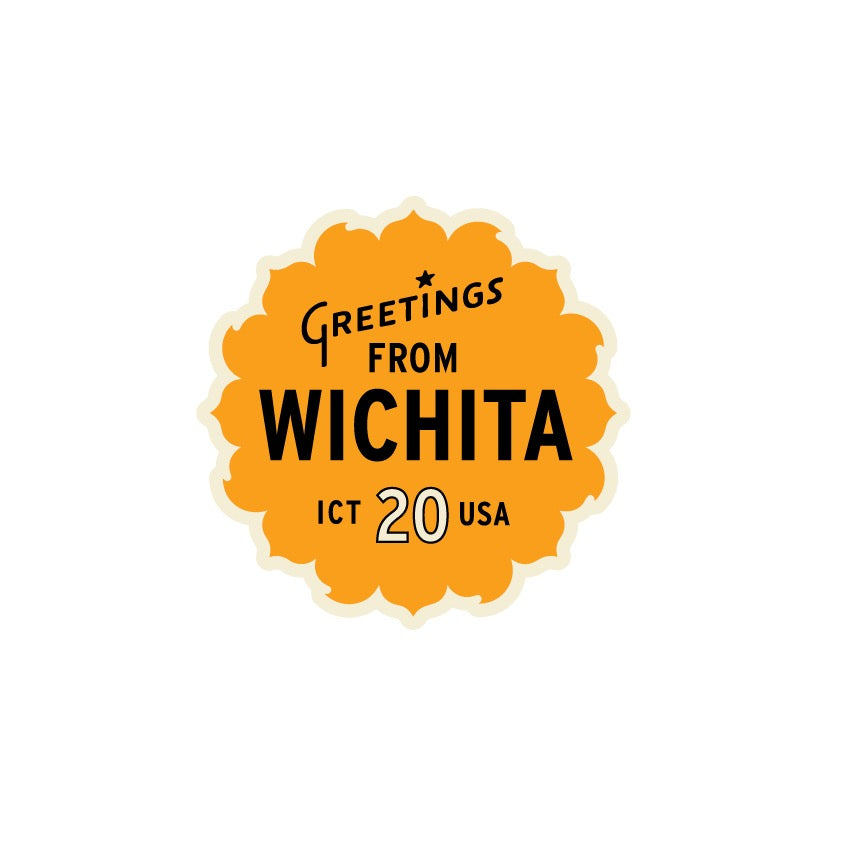 Greetings From Wichita Sticker
