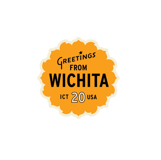Greetings From Wichita Sticker