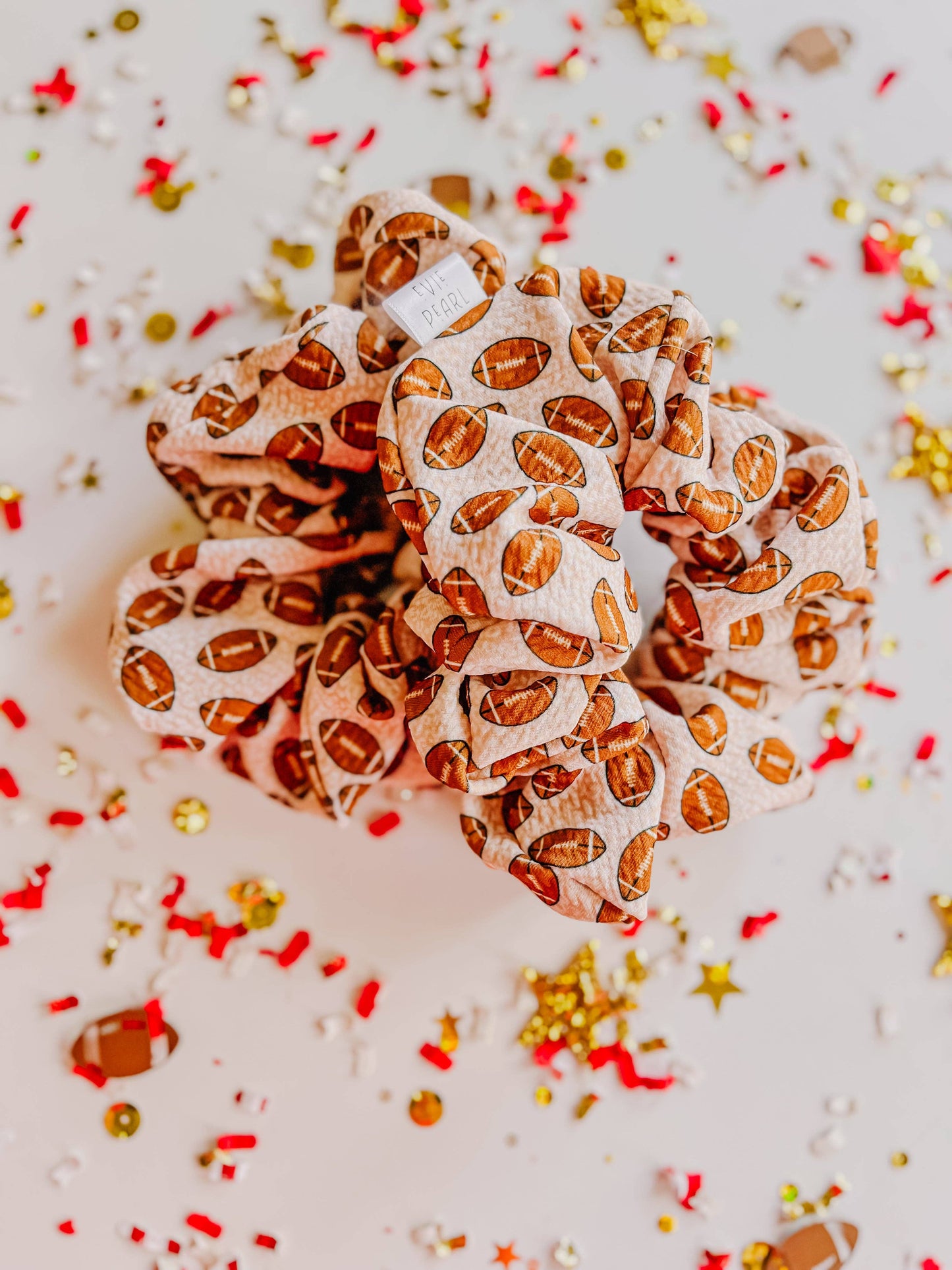 Football Leopard Oversized Scrunchy