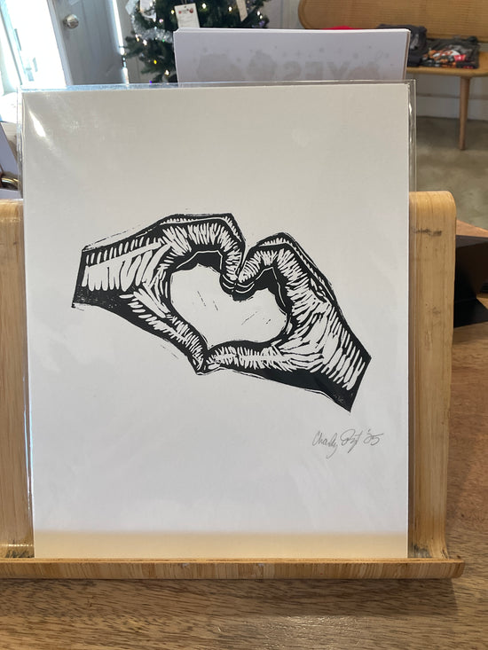 Heart Hands Print