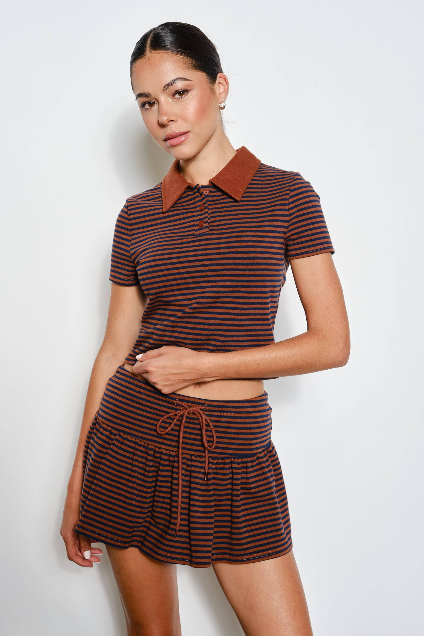 Franklin Striped Polo Tee