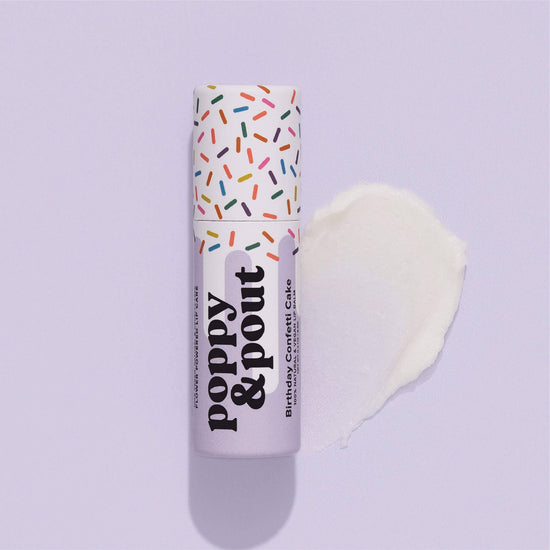 Vegan Lip Balm, Birthday Confetti Cake