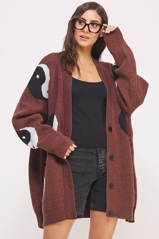 A Little Bit Like Magic Yin Yang Cardigan – Clifton Collective A Little Bit Like Magic Yin Yang Cardigan – Clifton Collective