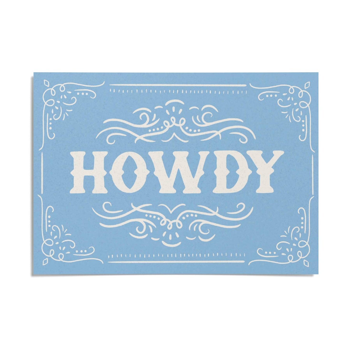 Howdy Bandana Postcard