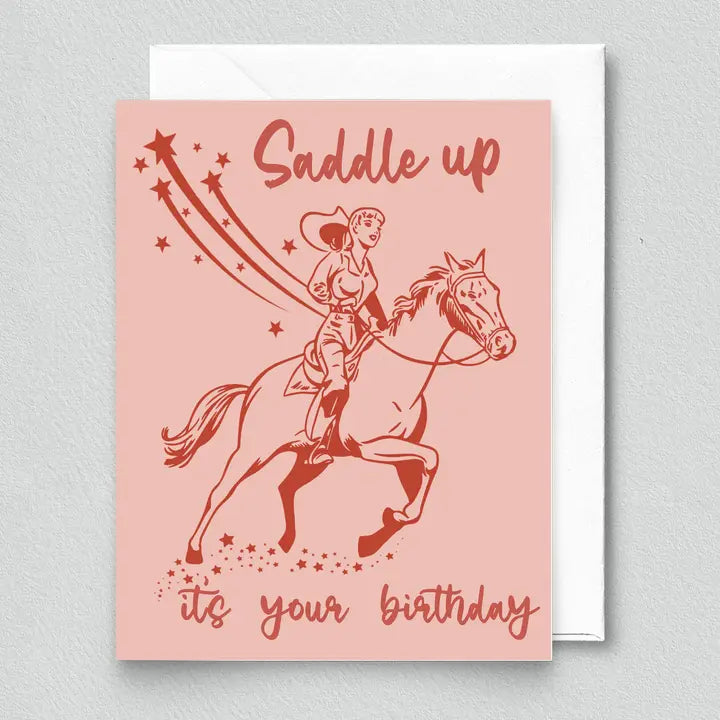 Saddle Up It's Your Birthday Card