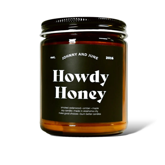 Howdy Honey Candle